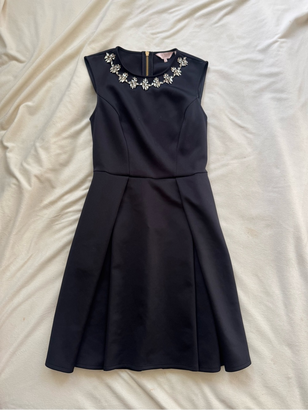Ted Baker London crystal neck dress